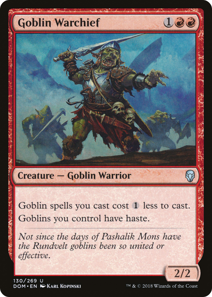 Chef de guerre gobelin (DOM-130) - Dominaria