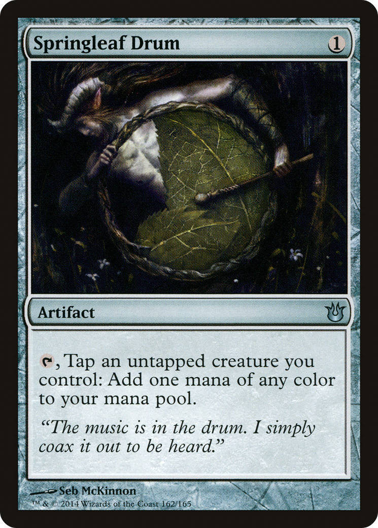 Springleaf Drum (BNG-162) - Born of the Gods Foil