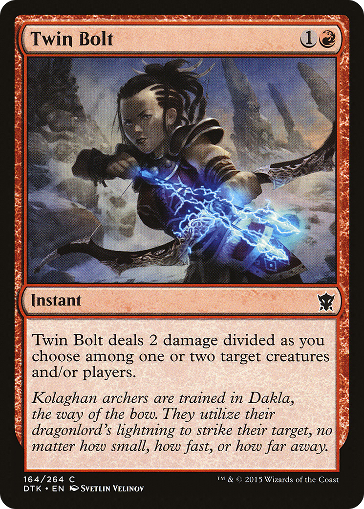 Twin Bolt (DTK-164) - Dragons de Tarkir 
