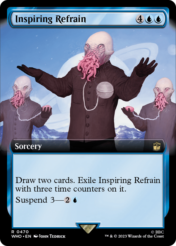 Inspiring Refrain (Extended Art) (WHO-470) - Doctor Who: (Extended Art) Foil