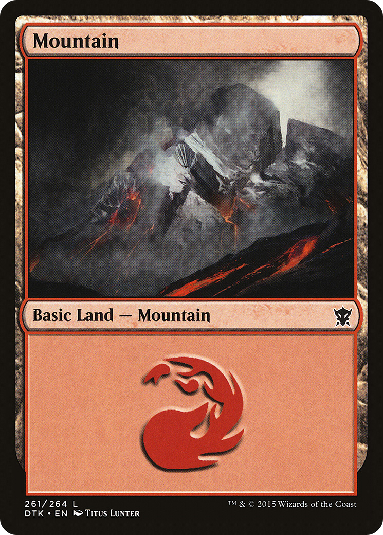 Mountain (261) (DTK-261) - Dragons of Tarkir