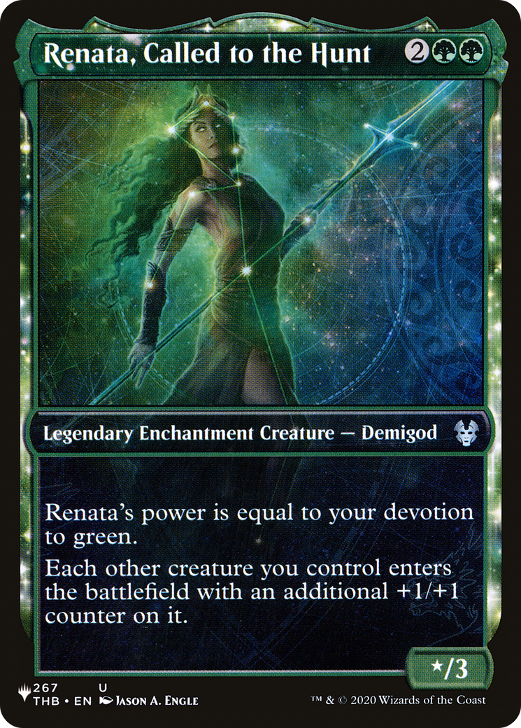 Renata, Called to the Hunt (Showcase) (LIST-THB-267) - The List: (enchantment, Showcase)