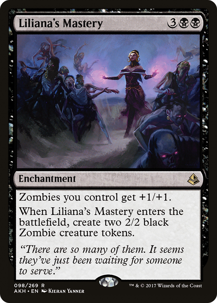 Maîtrise de Liliana (AKH-098) - Feuille d'Amonkhet