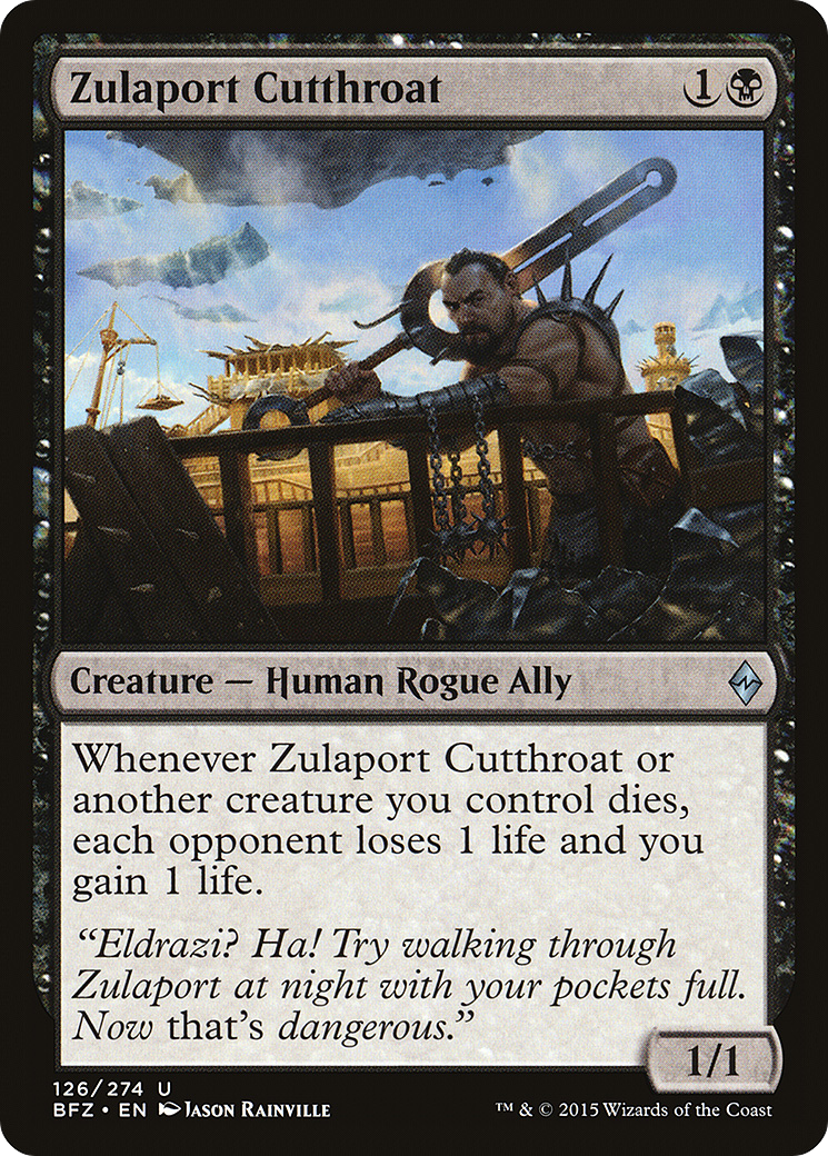 Zulaport Cutthroat (BFZ-126) - Bataille pour Zendikar