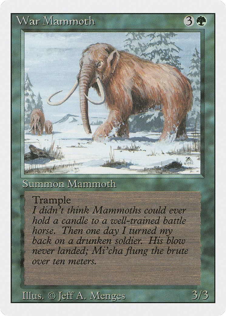 War Mammoth (3ED-228) - Édition révisée