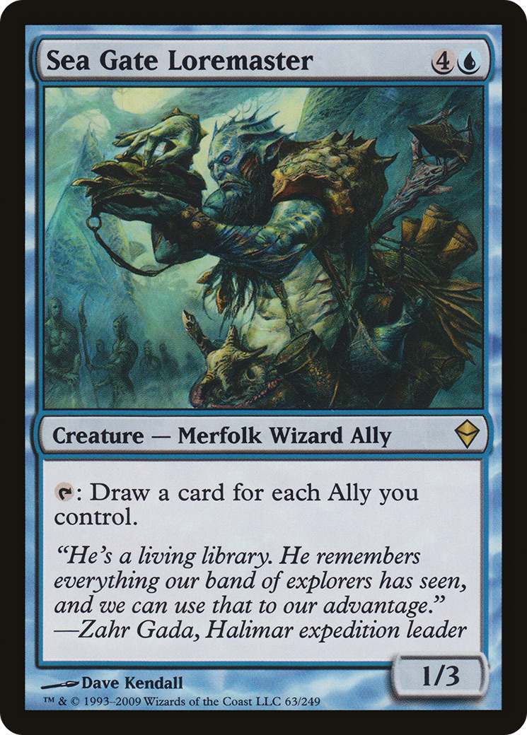 Sea Gate Loremaster (ZEN-063) - Zendikar
