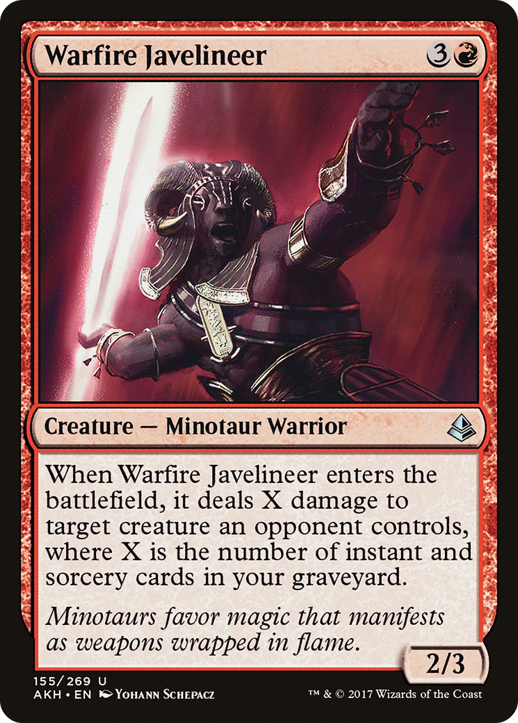 Javelineur Warfire (AKH-155) - Amonkhet 