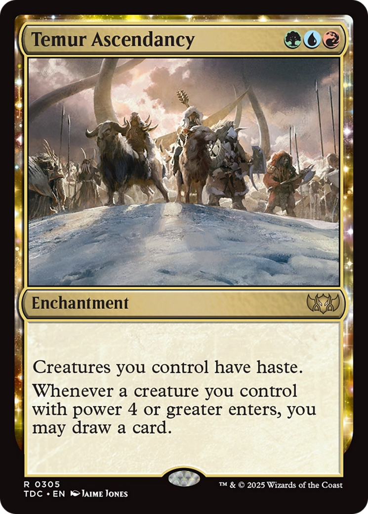 Ascendance Temur (TDC-305) - Commandant : Tarkir : Tempête de dragons 