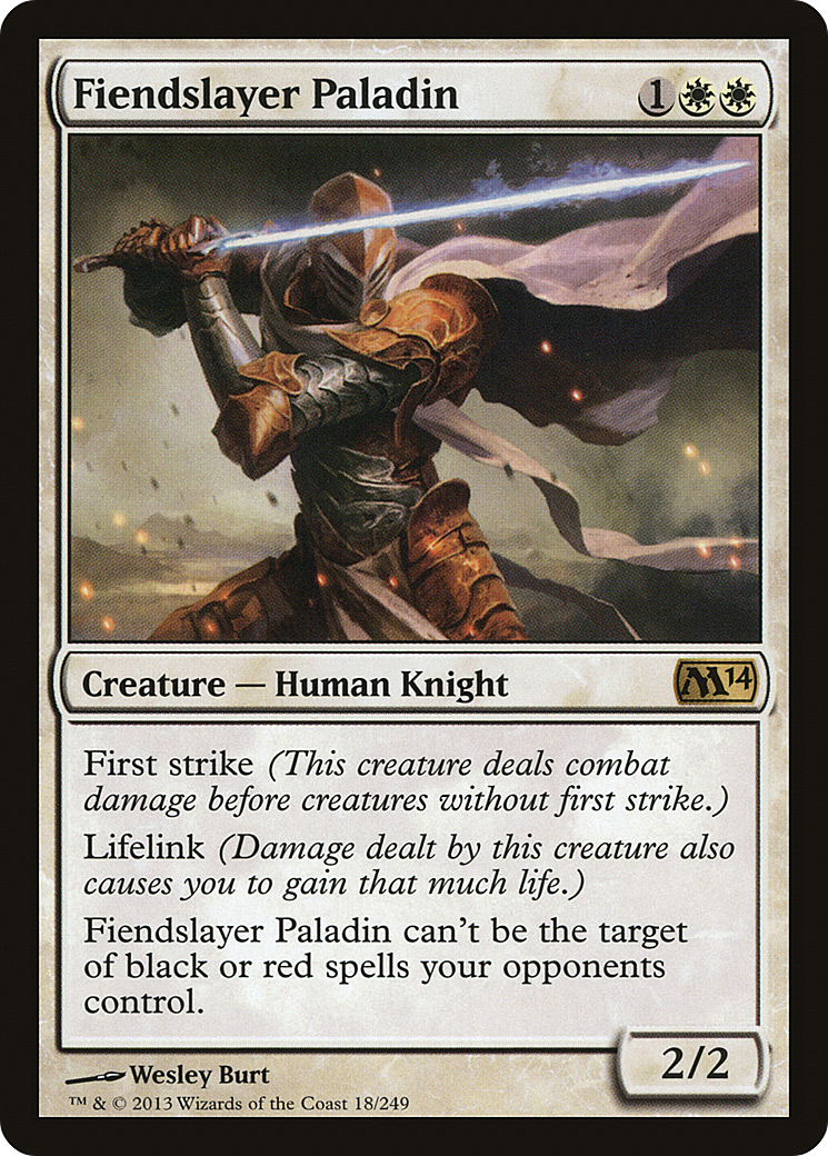 Paladin Tueur de Démons (M14-018) - Magic 2014 Foil 