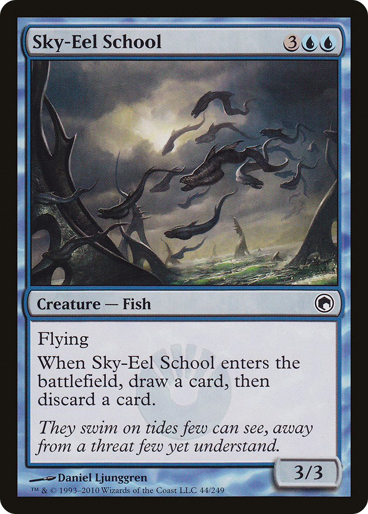 Sky-Eel School (SOM-044) - Scars of Mirrodin