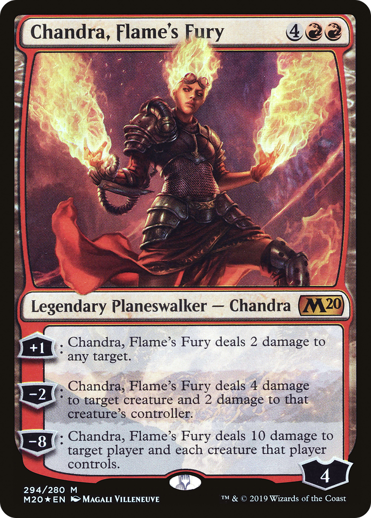 Chandra, Fureur de Flamme (M20-294) - Édition de base 2020