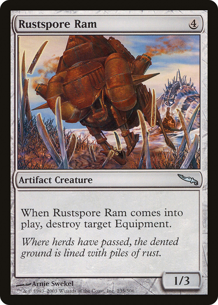 Feuille de spores de rouille (MRD-235) - Mirrodin 