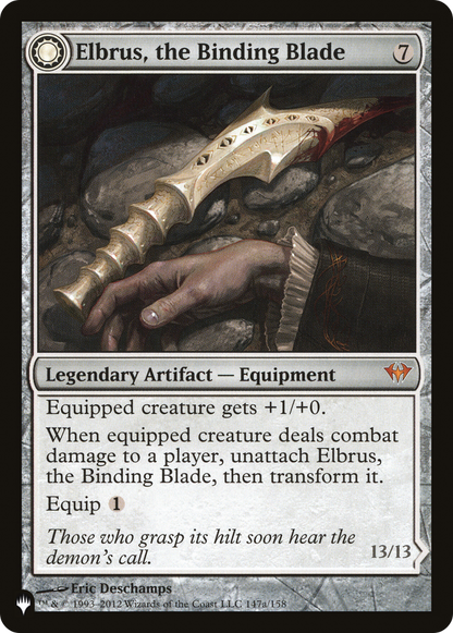 Elbrus, the Binding Blade (LIST-147) - The List: (Double Faced Transform)