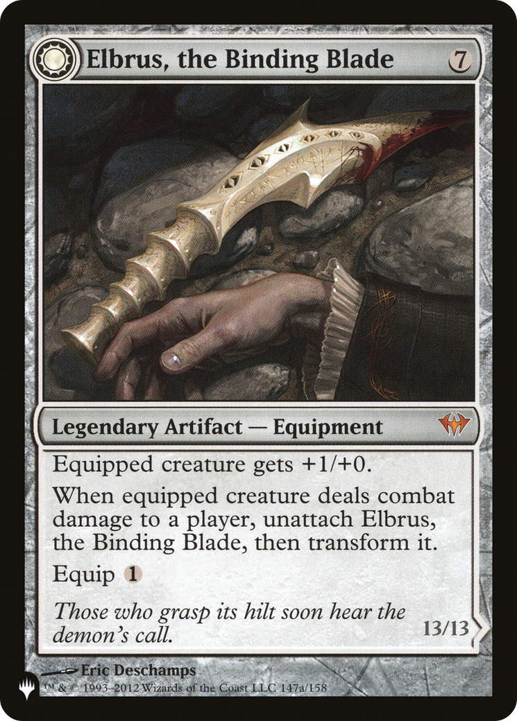 Elbrus, the Binding Blade (LIST-147) - The List: (Double Faced Transform)