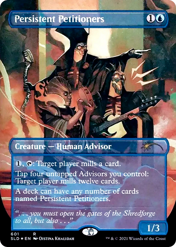 Persistent Petitioners (601) (SLD-601) - Secret Lair Drop (Borderless) Foil