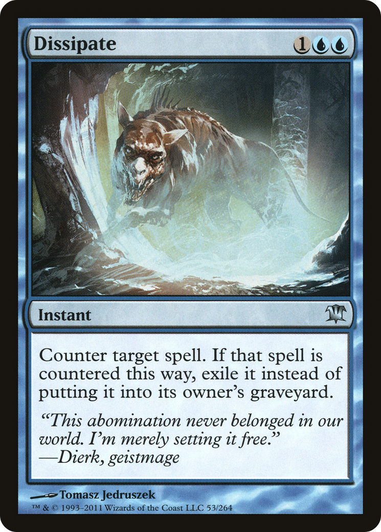 Dissipate (ISD-053) - Innistrad Foil