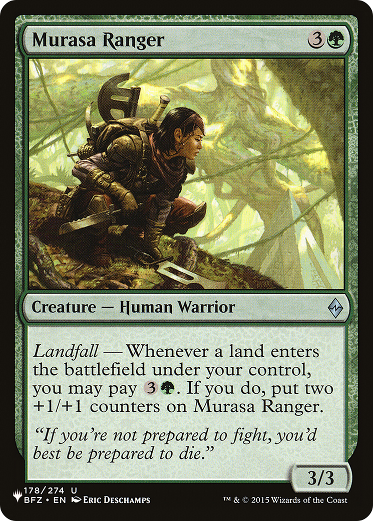Murasa Ranger (LIST-BFZ-178) - The List