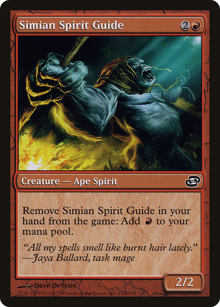 Guide spirituel simien (PLC-122) - Chaos planaire : (couleur décalée)