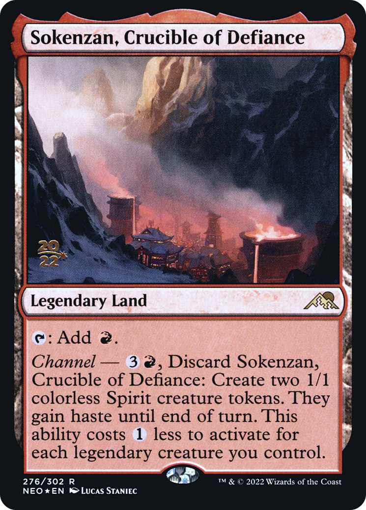 Sokenzan, Creuset de la Défiance (PNEO-276S) - Kamigawa : Neon Dynasty Promos Foil