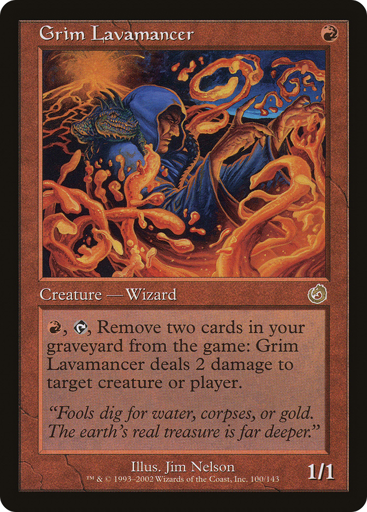 Grim Lavamancer (TOR-100) - Torment