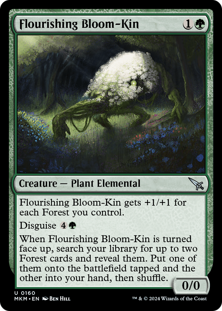Flourishing Bloom-Kin (MKM-160) - Murders at Karlov Manor Foil