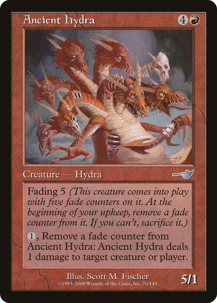 Hydra antique (NEM-076) - Feuille Nemesis