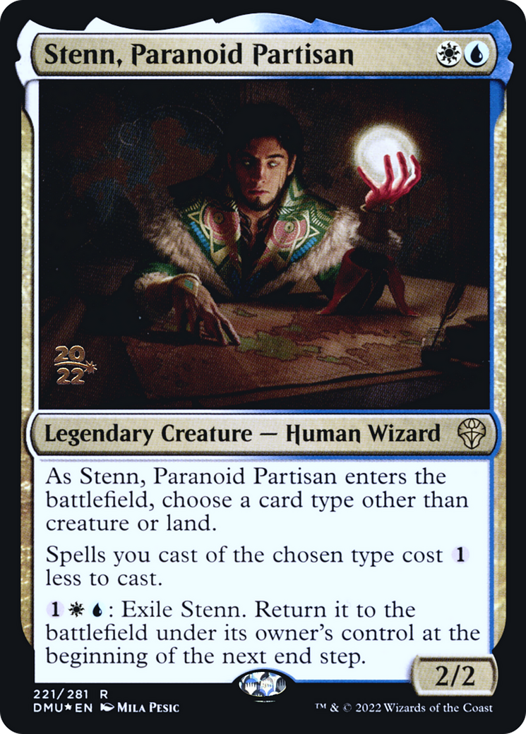 Stenn, Paranoid Partisan (PRE-221S) - Dominaria United Promos Foil