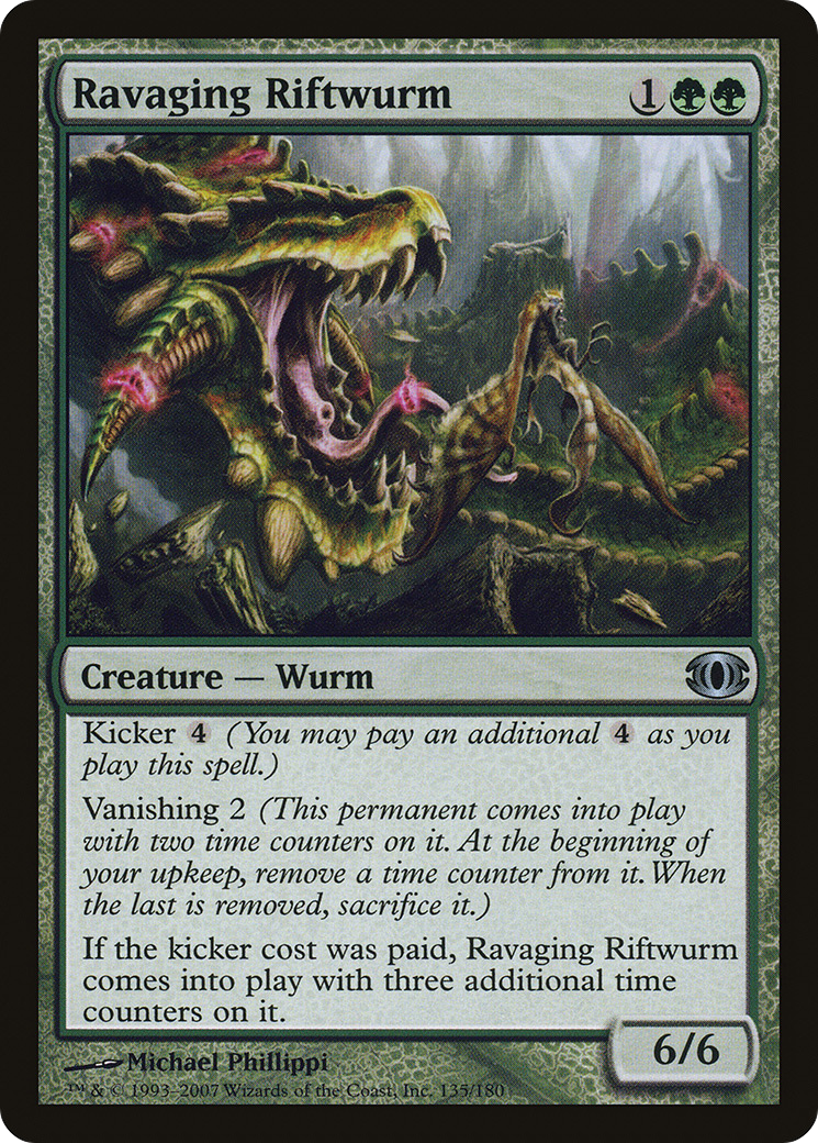 Ravaging Riftwurm (FUT-135) - Future Sight Foil