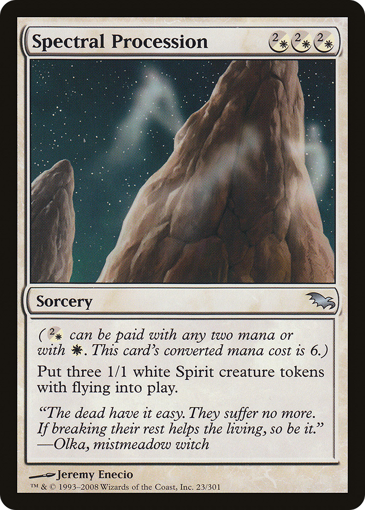 Procession spectrale (SHM-023) - Shadowmoor