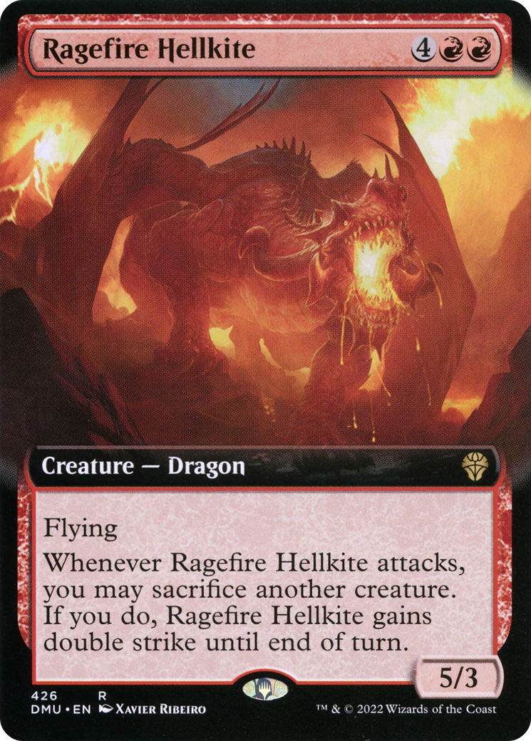 Ragefire Hellkite (Extended Art) (DMU-426) - Dominaria United: (Extended Art)