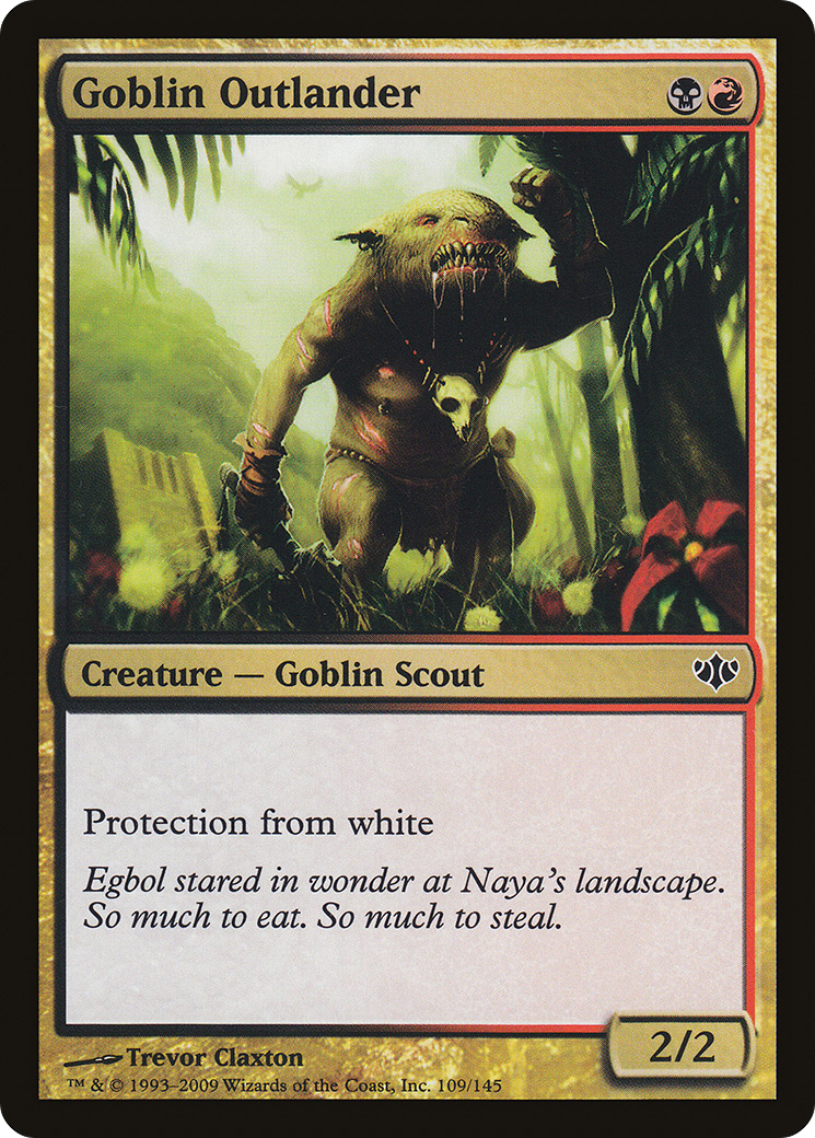 Goblin Outlander (CON-109) - Conflux Foil 