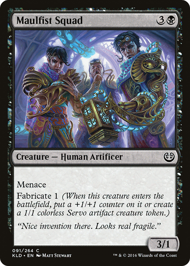 Escouade Maulfiste (KLD-091) - Kaladesh Foil 