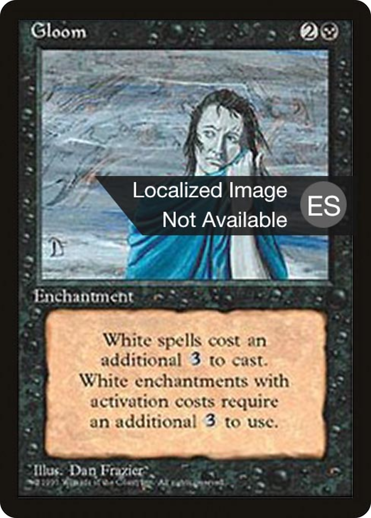 Gloom (4BB-139) - Quatrième édition, Foreign Black Border
