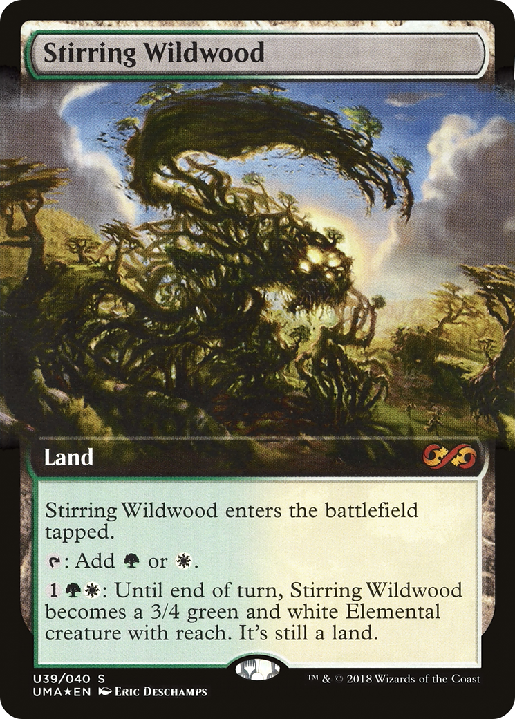 Stirring Wildwood (UMA:BT-U39) - Ultimate Box Topper: (Extended Art) Foil