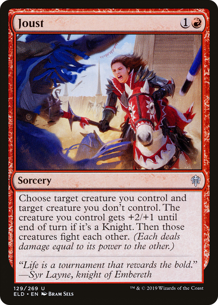 Joute (ELD-129) - Trône d'Eldraine Foil 