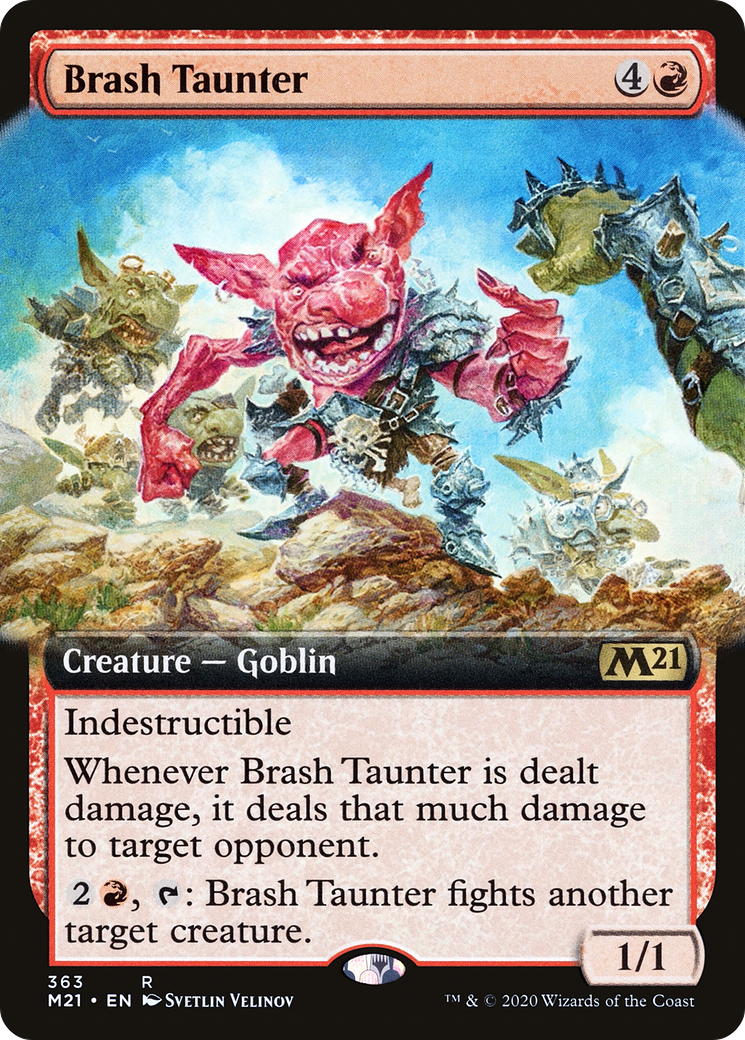 Brash Taunter (M21-363) - Édition de base 2021 : (Extended Art) Foil