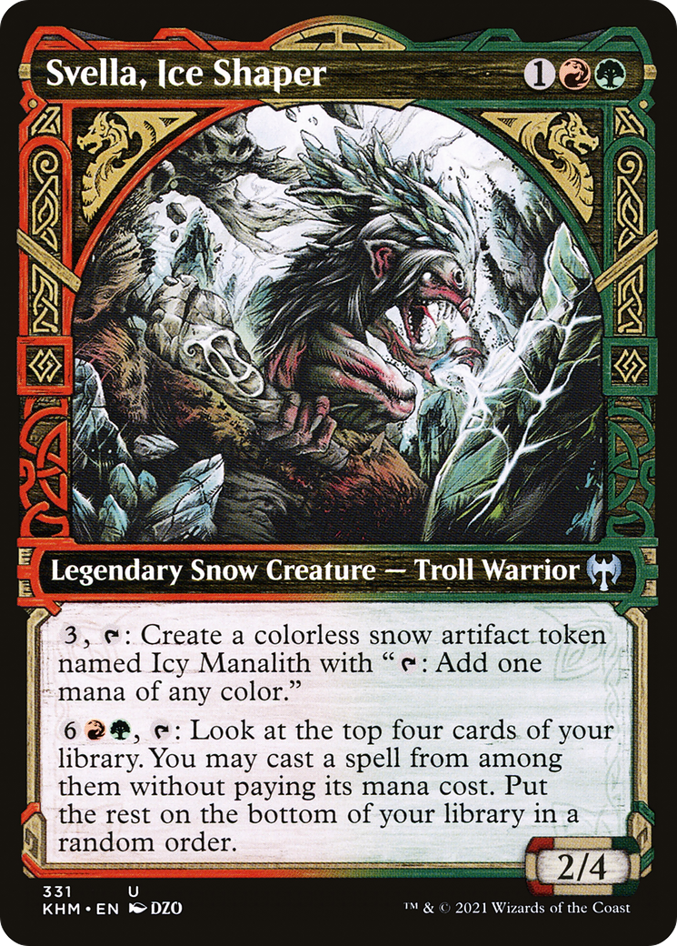 Svella, Ice Shaper (KHM-331) - Kaldheim : (Vitrine) Feuille 