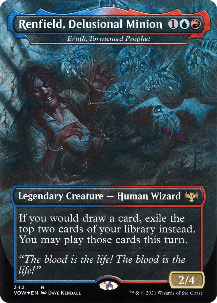 Renfield, Delusional Minion - Eruth, Tormented Prophet (VOW-342) - Innistrad: Crimson Vow / Renfield, Delusional Minion (Borderless)