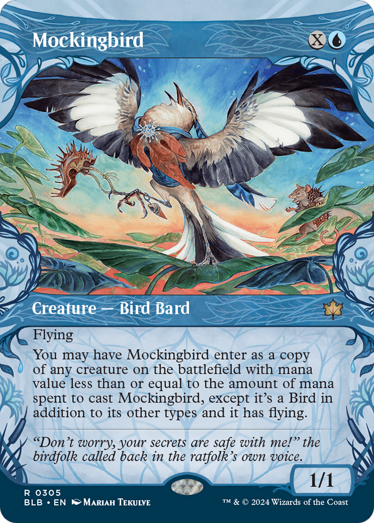 Mockingbird (BLB-305) - Bloomburrow : (Vitrine) 
