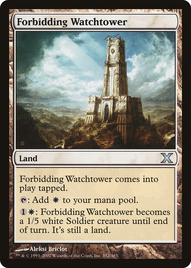 Forbidding Watchtower (10E-352) - Tenth Edition