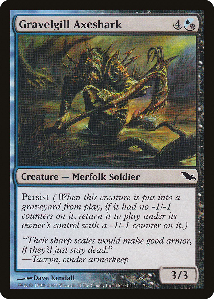 Requin hache de Gravelgill (SHM-164) - Shadowmoor 
