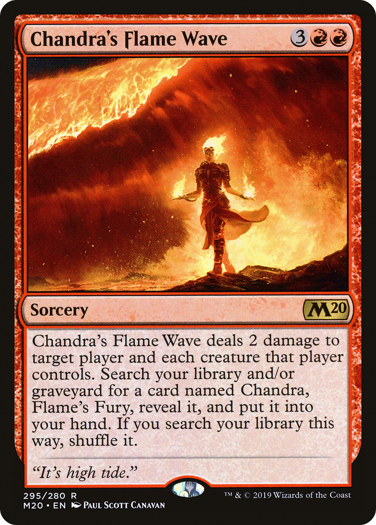 Chandra's Flame Wave (M20-295) - Core Set 2020