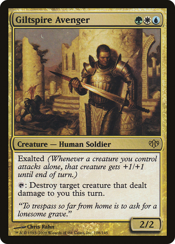 Giltspire Avenger (CON-108) - Conflux Foil 