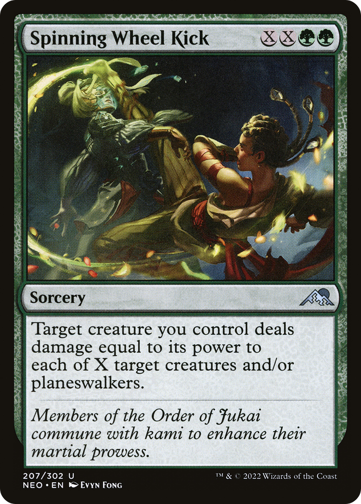 Coup de pied de la roue tournante (NEO-207) - Kamigawa : Neon Dynasty Foil 
