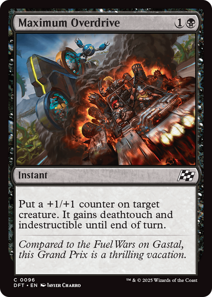 Overdrive maximal (-096) - Aetherdrift Foil 