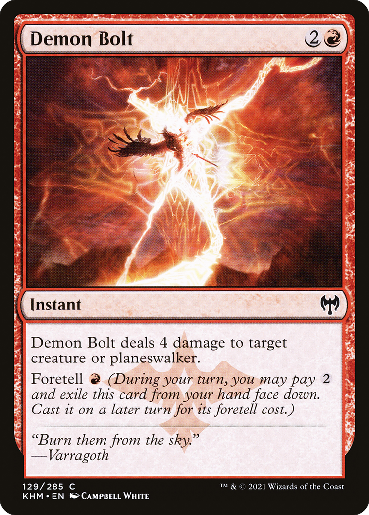 Trait démoniaque (KHM-129) - Kaldheim 