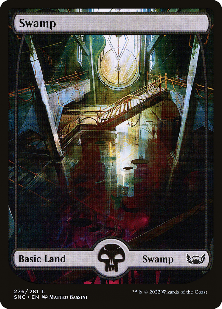 Swamp (276) (SNC-276) - Streets of New Capenna: (Full Art) Foil