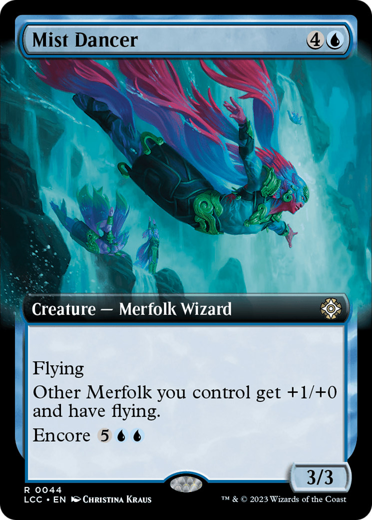 Mist Dancer (Extended Art) (LCC-044) - The Lost Caverns of Ixalan Commander: (Extended Art)
