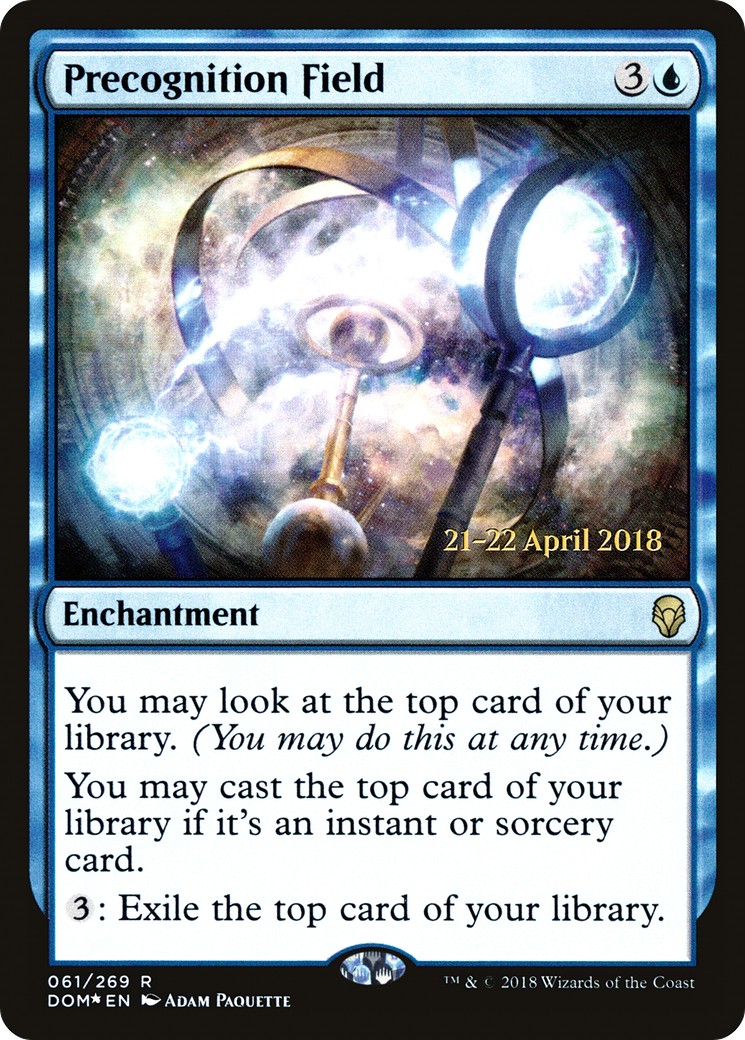 Champ de précognition (PDOM-61S) - Dominaria Promos Foil