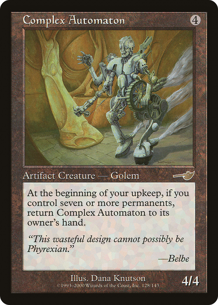 Automate complexe (NEM-128) - Nemesis 
